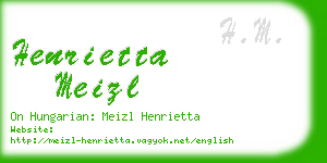 henrietta meizl business card